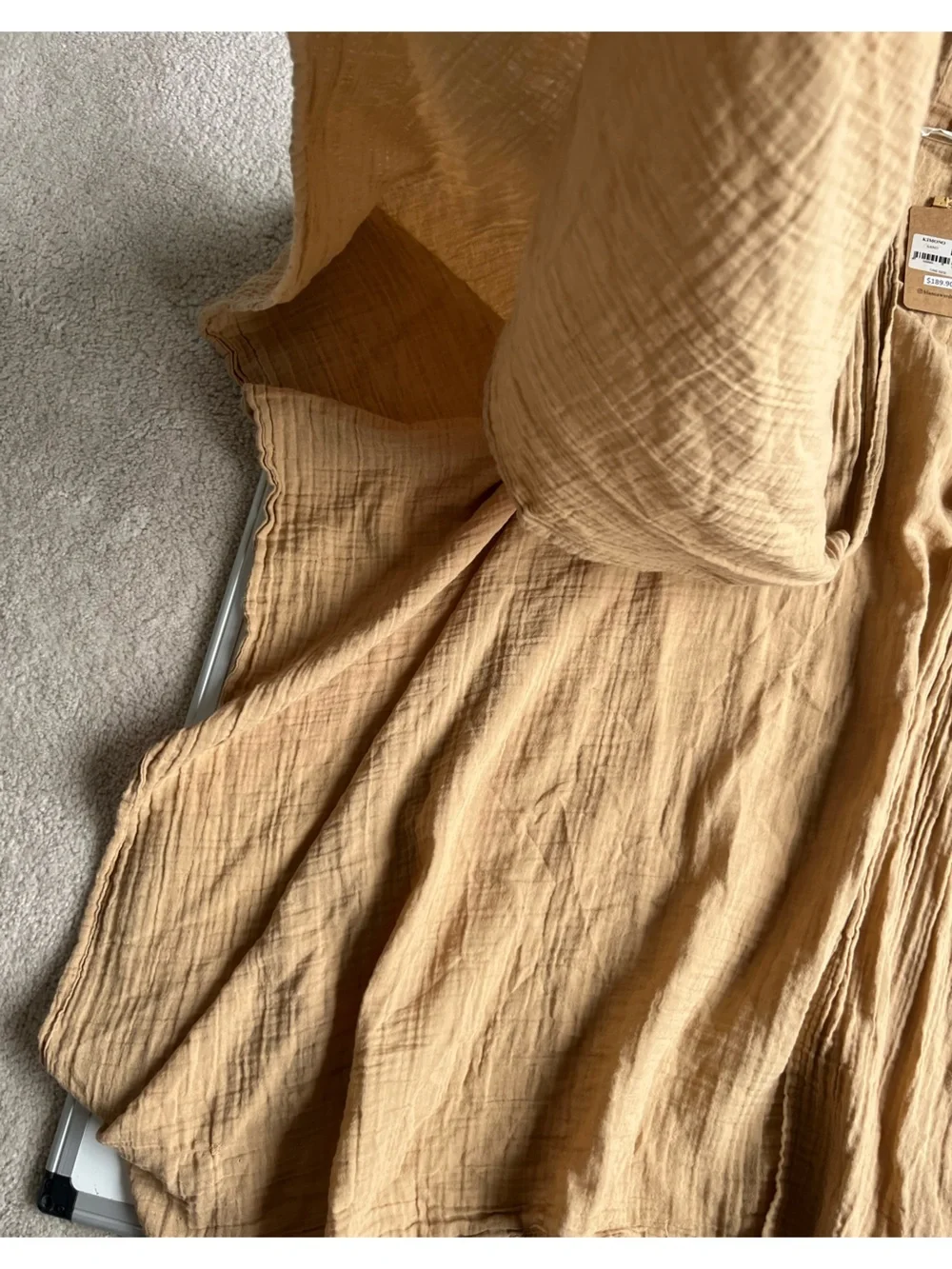 NWT Blanca Line Tan Hooded Swim Coverup kimono